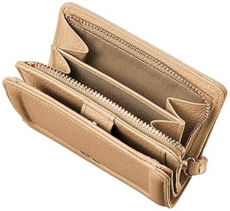 HANAEMORI ベージュ 二つ折り財布 Amazon | [ハナエモリ] 財布 二つ折り クロエ HMP451 ベージュ